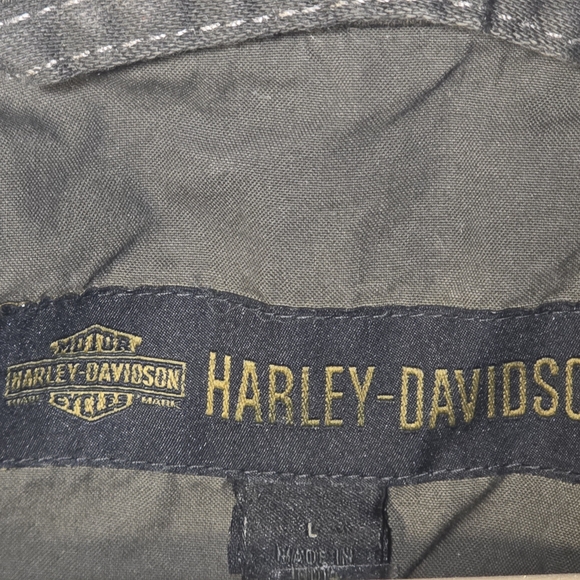 Harley-Davidson Olive Military Field Jacket - Picture 4 of 4